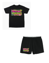 Load image into Gallery viewer, Glow shirt and shorts set
