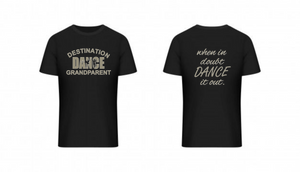 Dance Grandparent shirt GOLD/SILVER